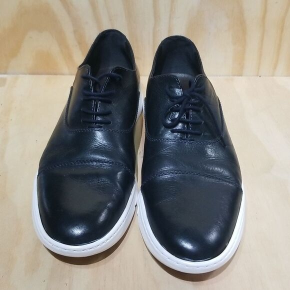 Bruno Magli Dixon Leather Blue Cap Toe Shoes Men's size 13 - Picture 2 of 8